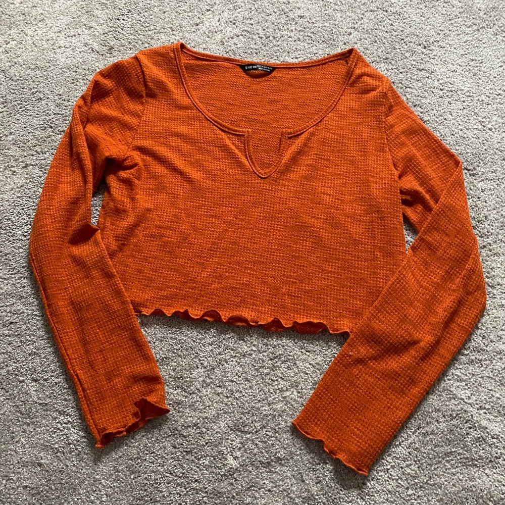 Long Sleeve Crop Top